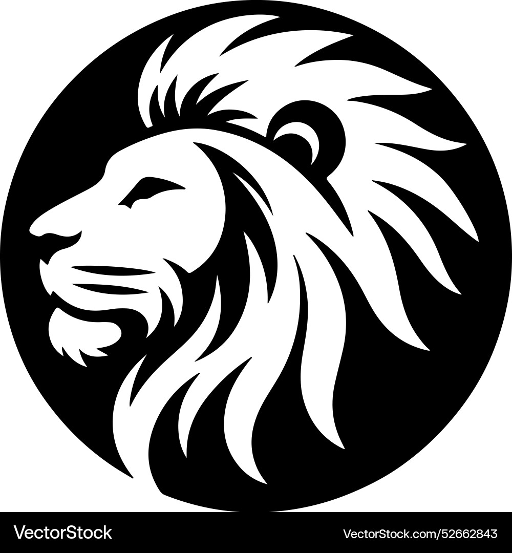 Lion Silhouette Logos Vector Image