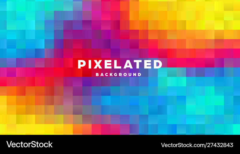 Polygonal abstract background with squares Vector Image