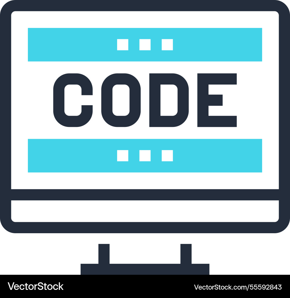 Program coding Program coding Vector Image