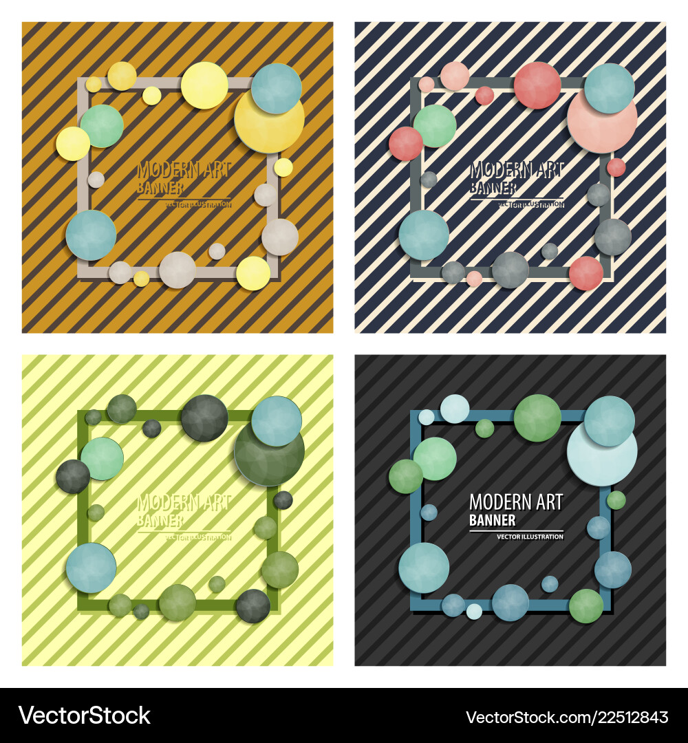 Set of abstract background for design Set of abstract background for design vector image