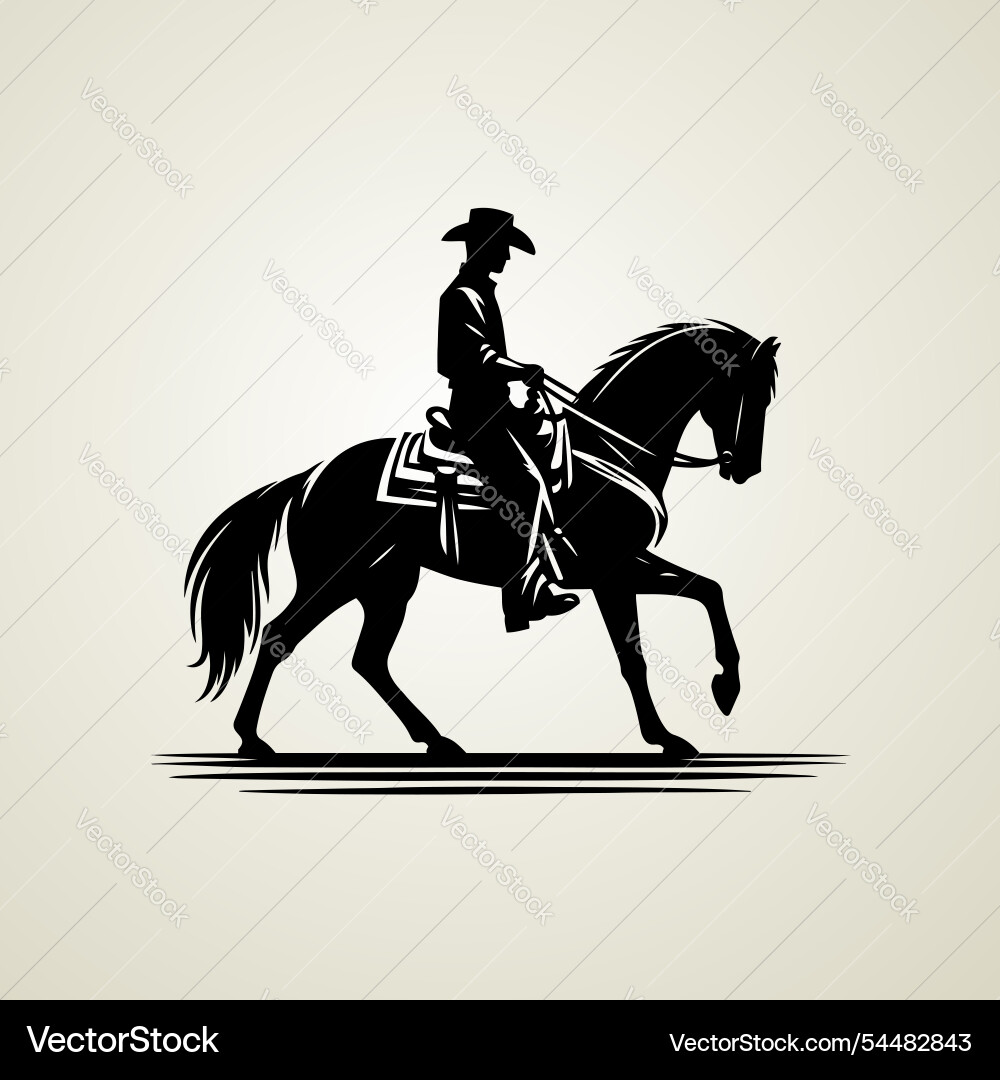 Western cowboy riding horse t-shirt design Western cowboy riding horse t-shirt design Vector Image