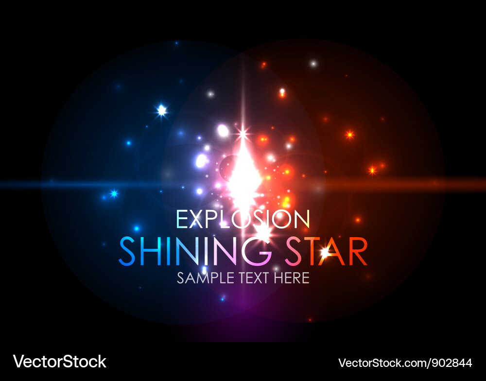 Abstract Explosion Background vector image