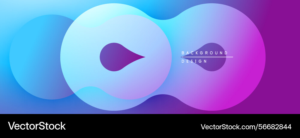 Abstract gradient shapes overlap blue transitions Abstract gradient shapes overlap blue transitions vector image