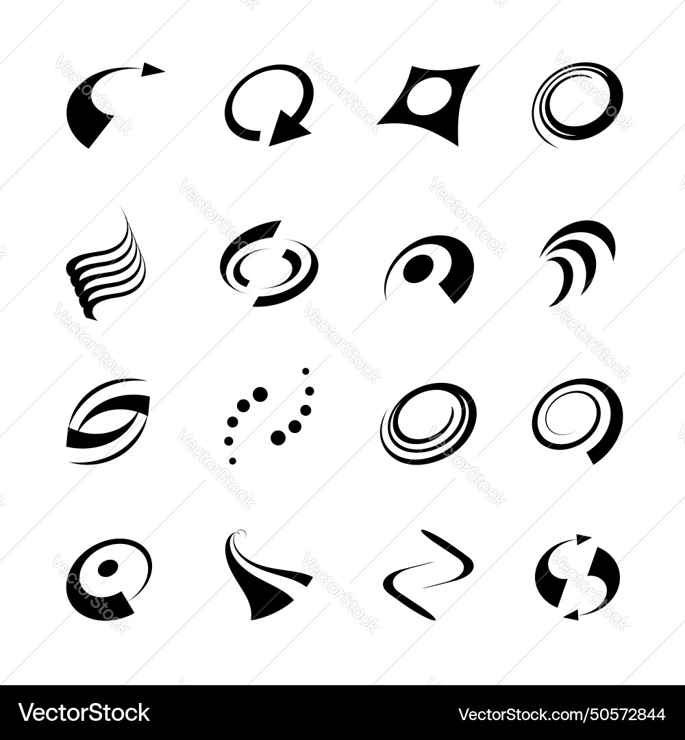 Design elements set Design elements set Vector Image