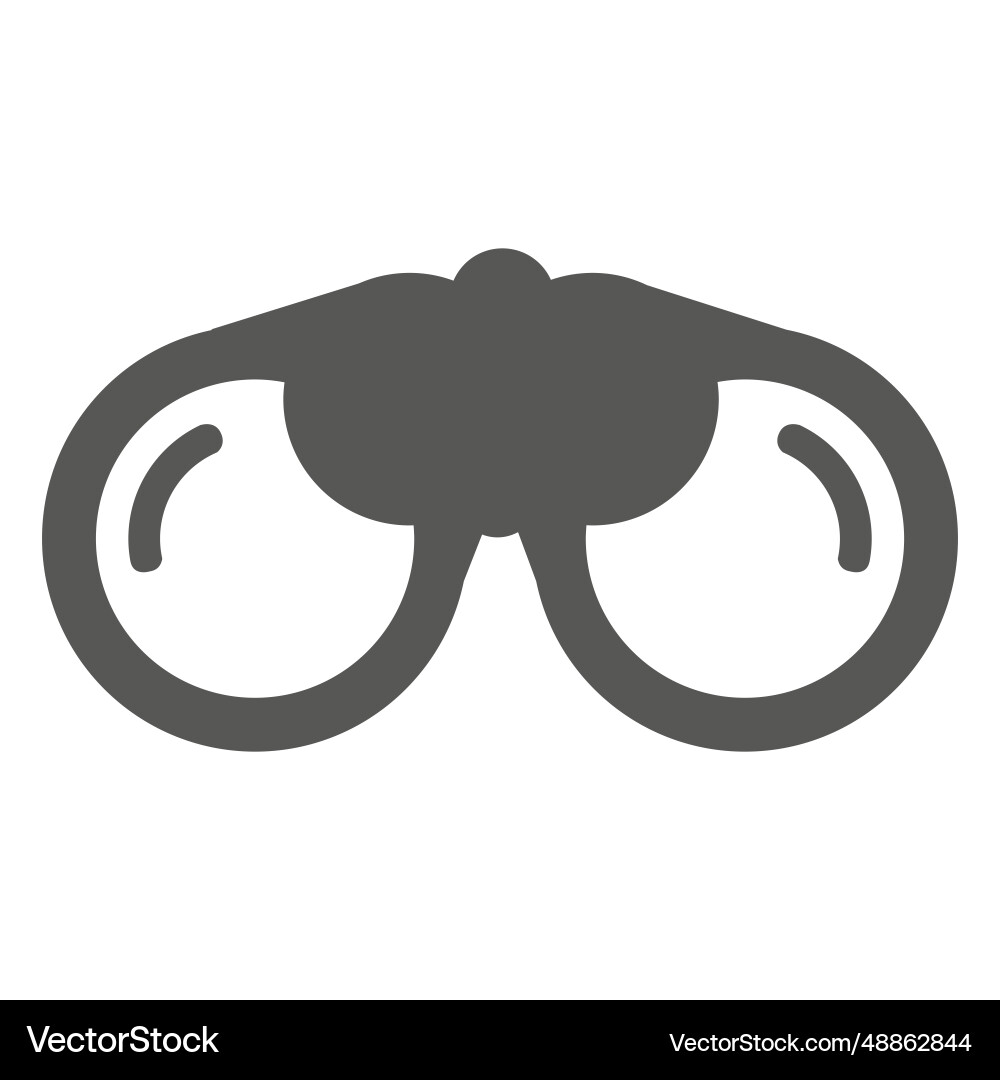 Goggle flat icon Goggle flat icon vector image