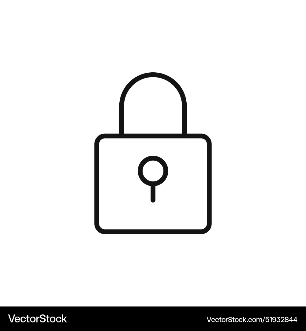 Security lock icon perfect for privacy and data Security lock icon perfect for privacy and data Vector Image