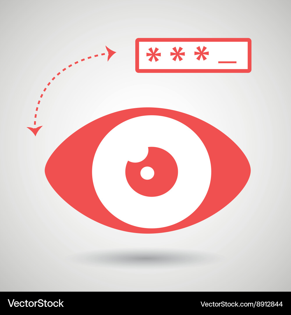 Security password design vector image