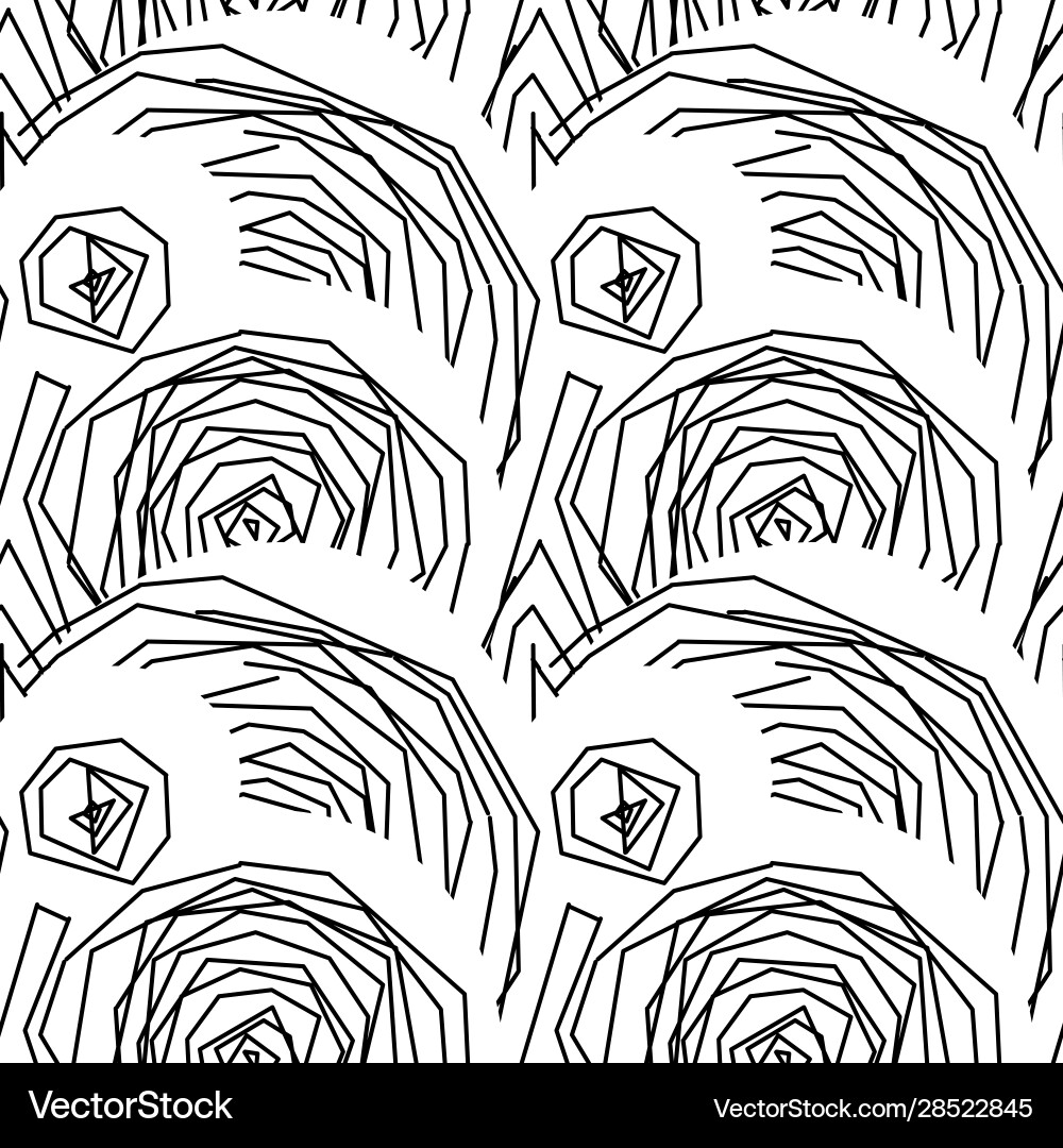 Abstract pattern curved lines grunge boho Abstract pattern curved lines grunge boho vector image