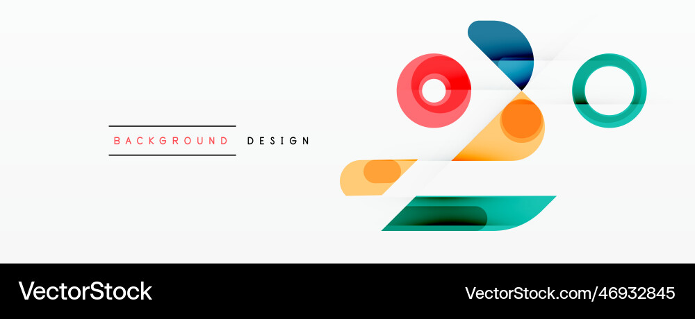 Circle minimal abstract background design Circle minimal abstract background design vector image
