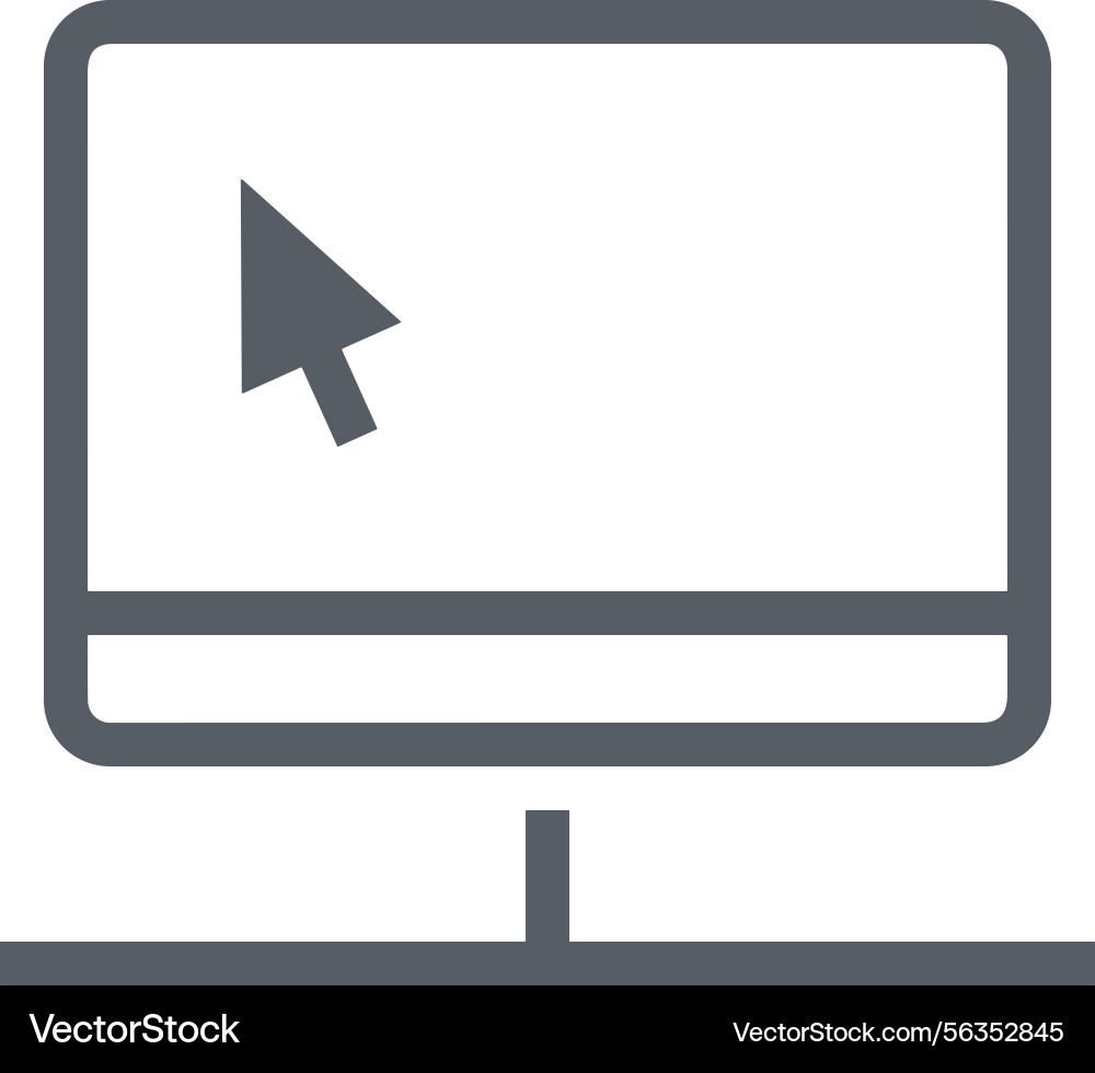 Computer icon symbol image Vector Image