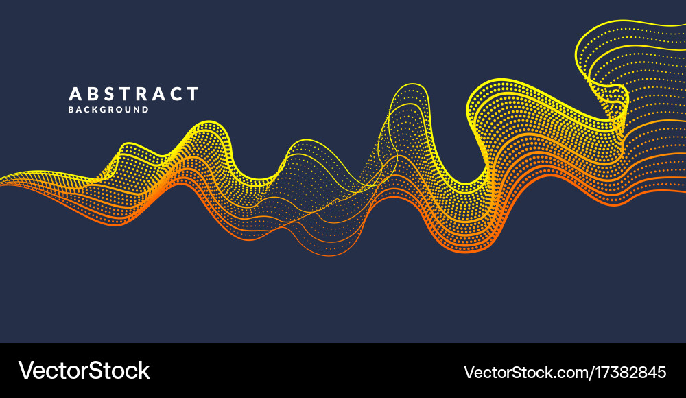 Dynamic Colored Abstract Background vector image