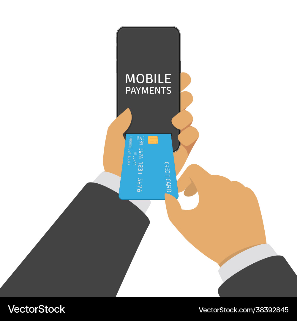 Mobile payments concept Mobile payments concept vector image
