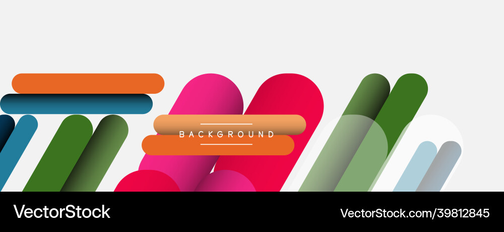 Overlapping round shapes and lines background Overlapping round shapes and lines background vector image
