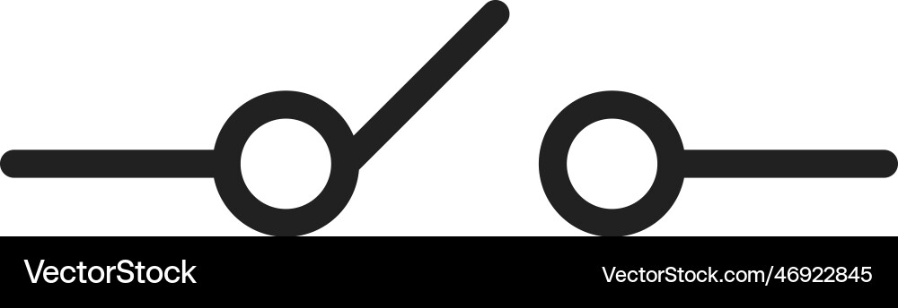 Switch icon image suitable for mobile apps Vector Image
