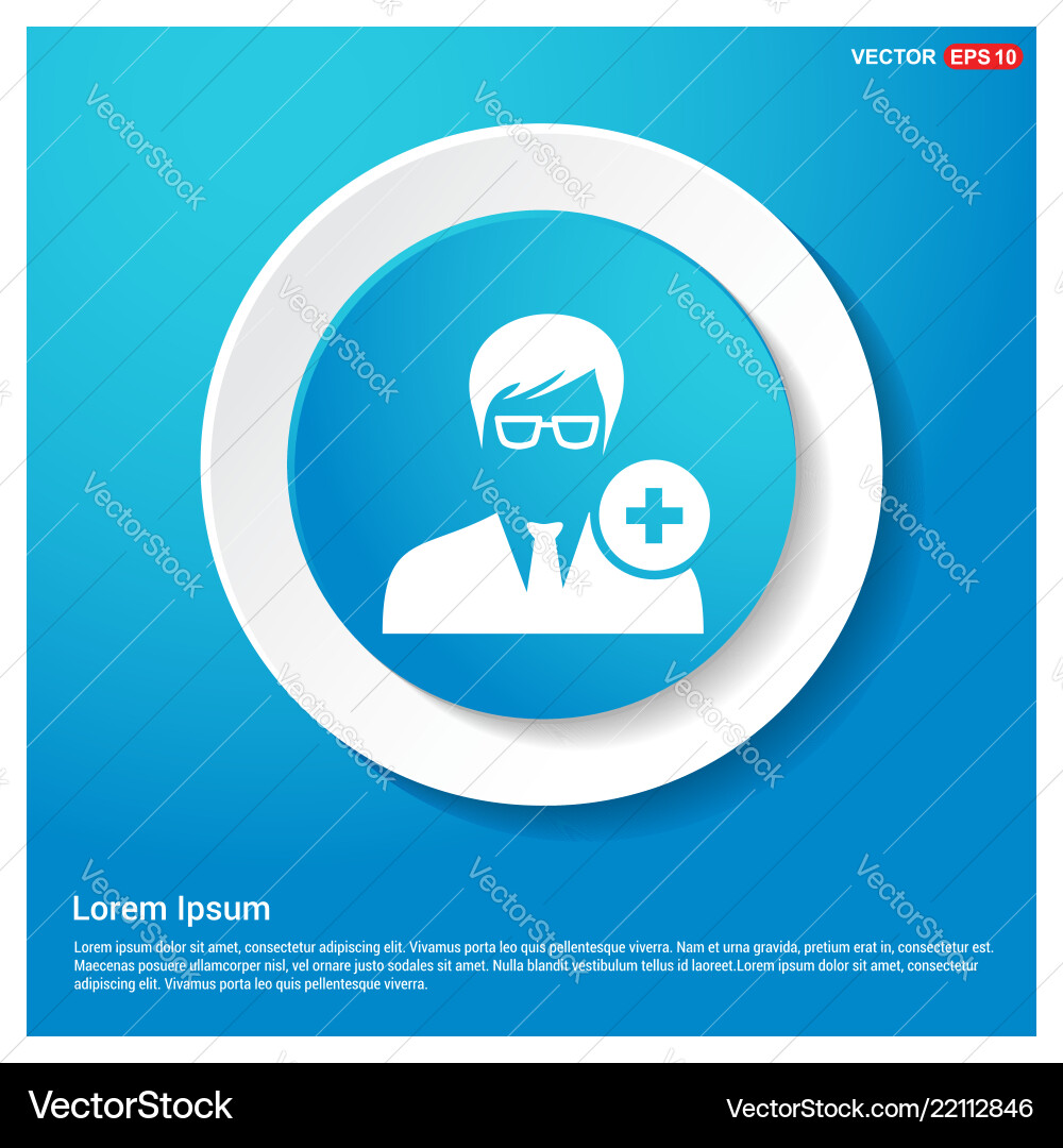 Add user icon vector image