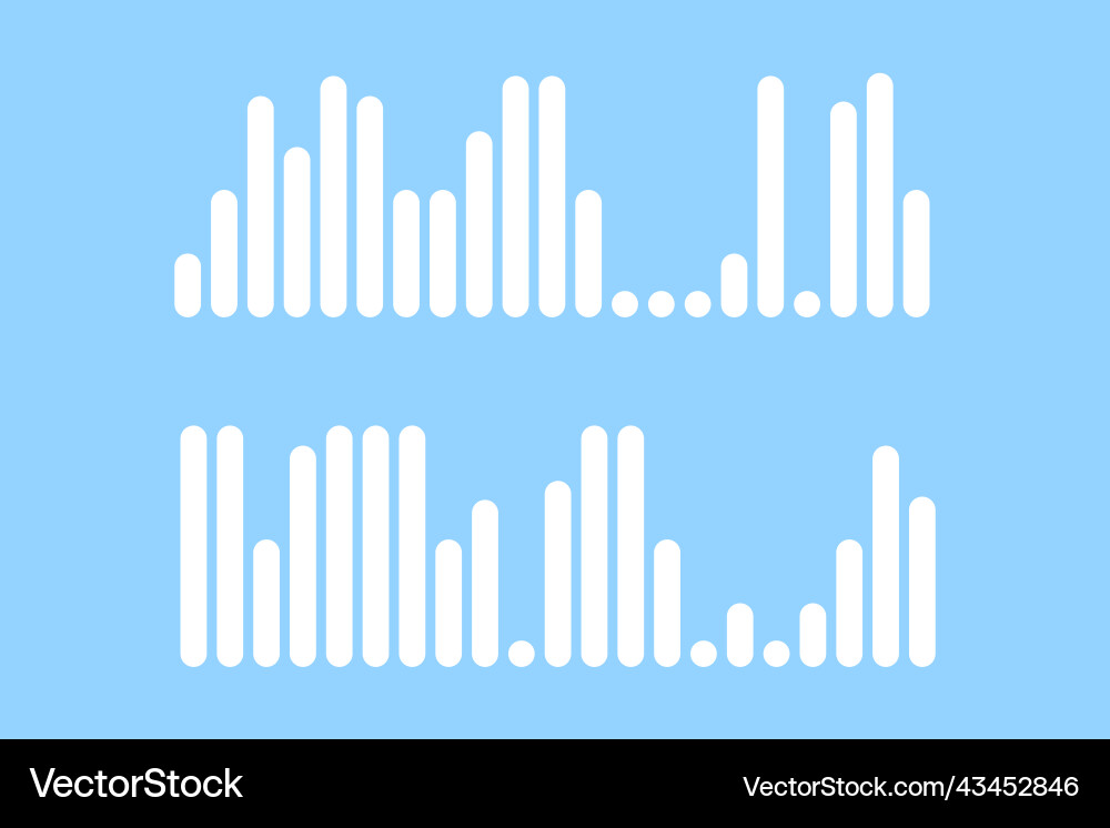 Aufnahme von Audio-Nachricht-Template ui-Element Aufnahme von Audio-Nachricht-Template ui-Element vektorbild
