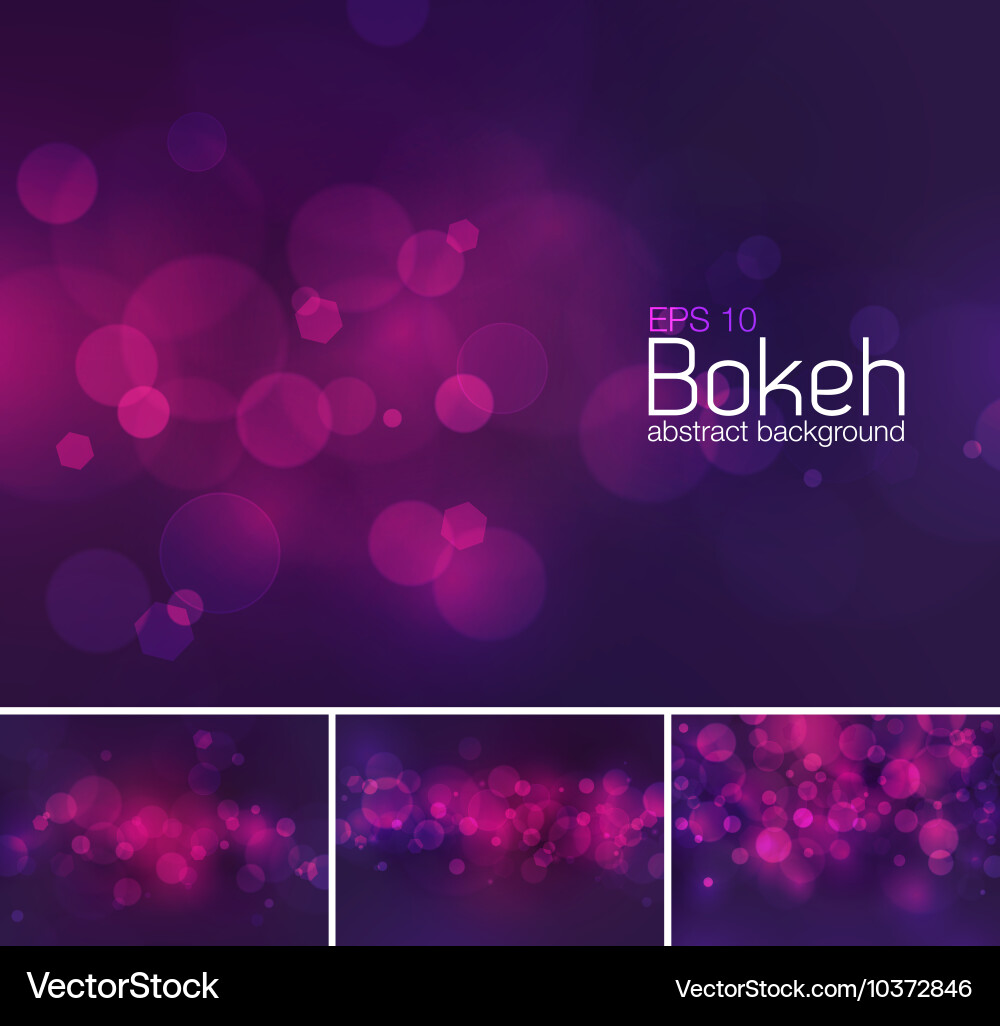 Bokeh and blur abstract background Vector Image