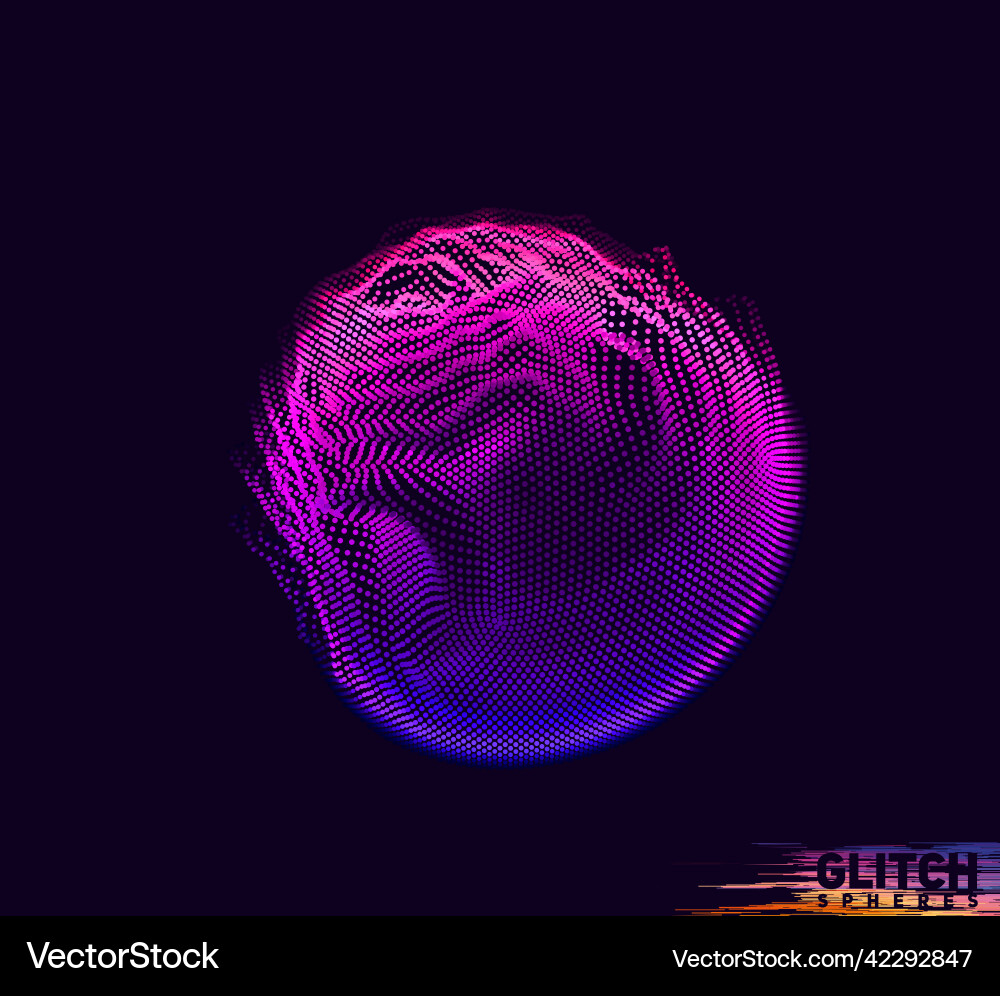 Abstract colorful mesh on dark background Abstract colorful mesh on dark background vector image