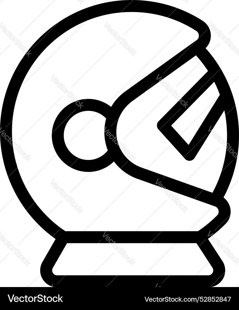 Astronaut helmet icon representing space Astronaut helmet icon representing space vector image