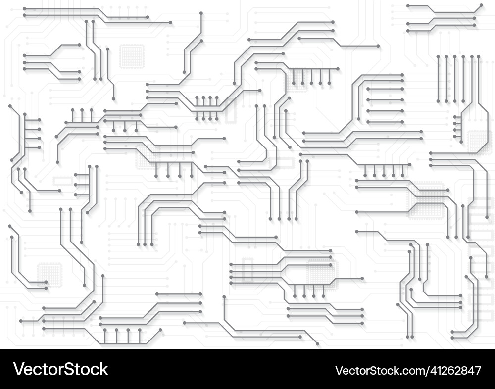 Circuit technology background with hi-tech digital Circuit technology background with hi-tech digital Vector Image