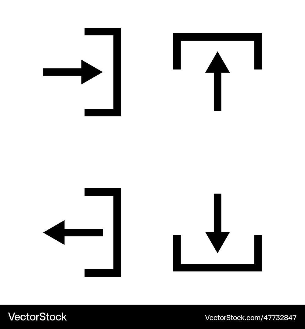 Logout icon exit flat style Logout icon exit flat style vector image