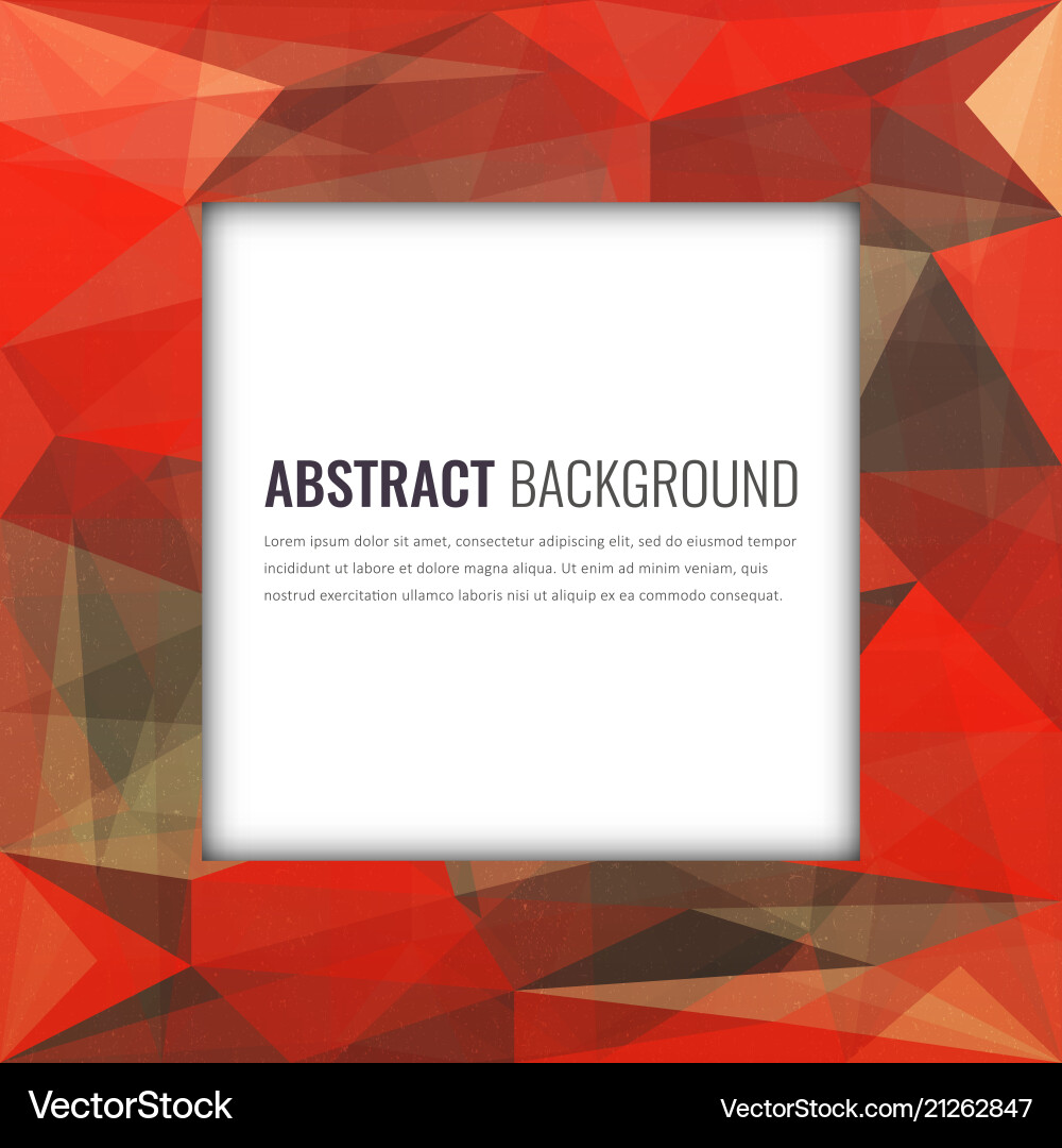 Polygonal background with abstract multicolored Vector Image