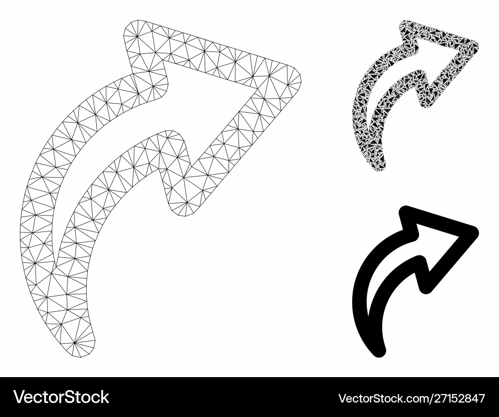 Redo mesh wire frame model and triangle Redo mesh wire frame model and triangle vector image