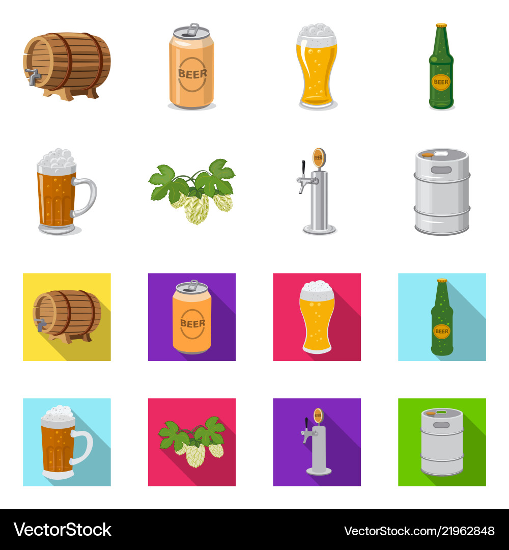 Isolated object of pub and bar symbol set Isolated object of pub and bar symbol set vector image