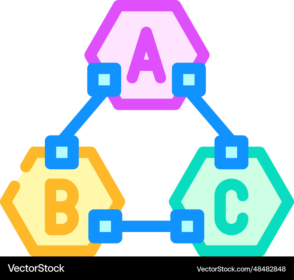 Microservices software color icon Microservices software color icon Vector Image