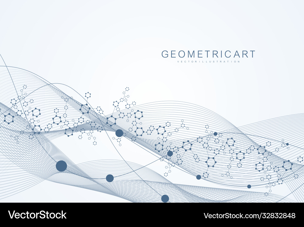 Science network pattern connecting lines and dots Science network pattern connecting lines and dots vector image