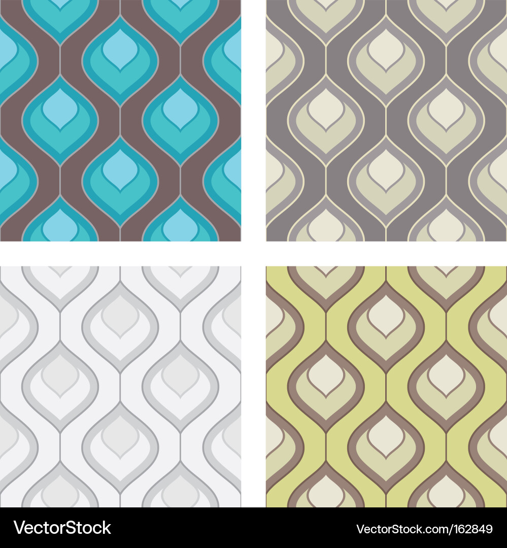 Geometric Pattern Set vector image
