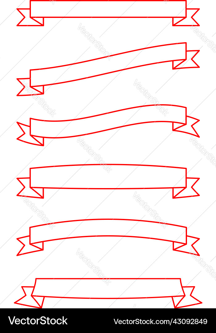 Ribbon bow tag and label element set Ribbon bow tag and label element set Vector Image