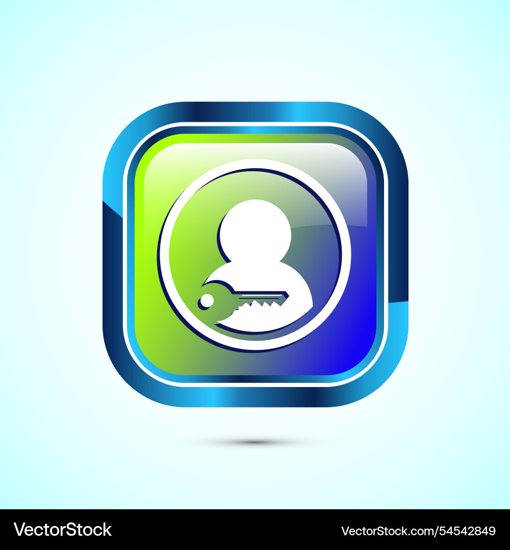 User profile login icon design access Vector Image