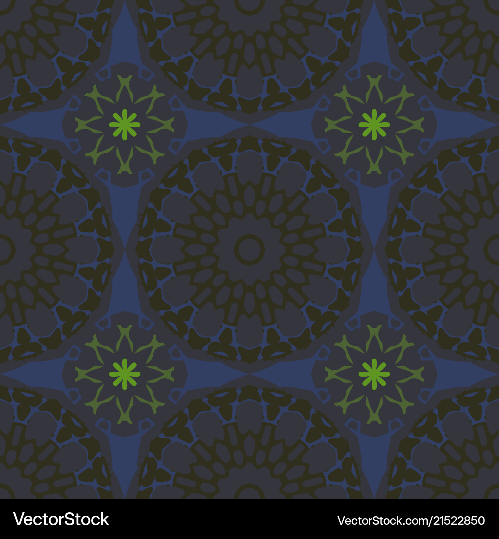 Biomorphic circular large scale seamless pattern vector image