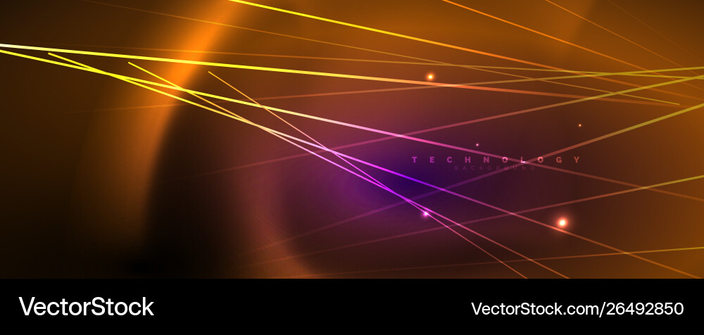 Color light with lines outer space background Color light with lines outer space background vector image