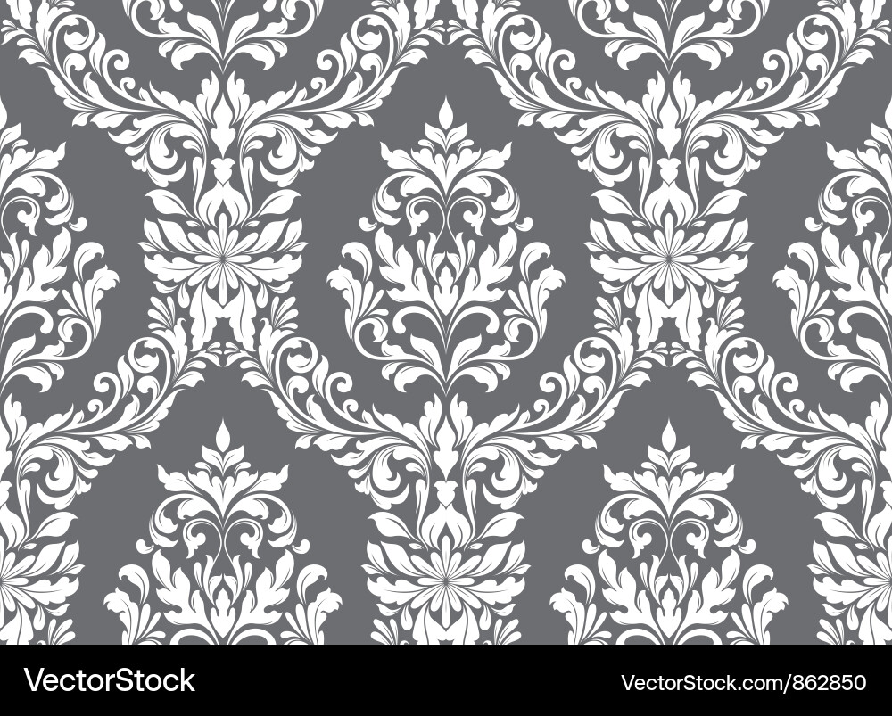 Damask seamless pattern Vector Image