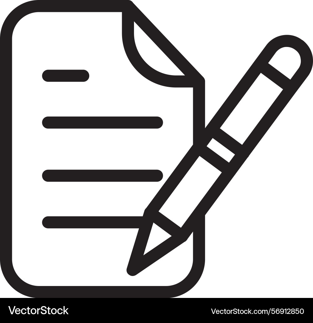 Draft linear style icon design Vector Image