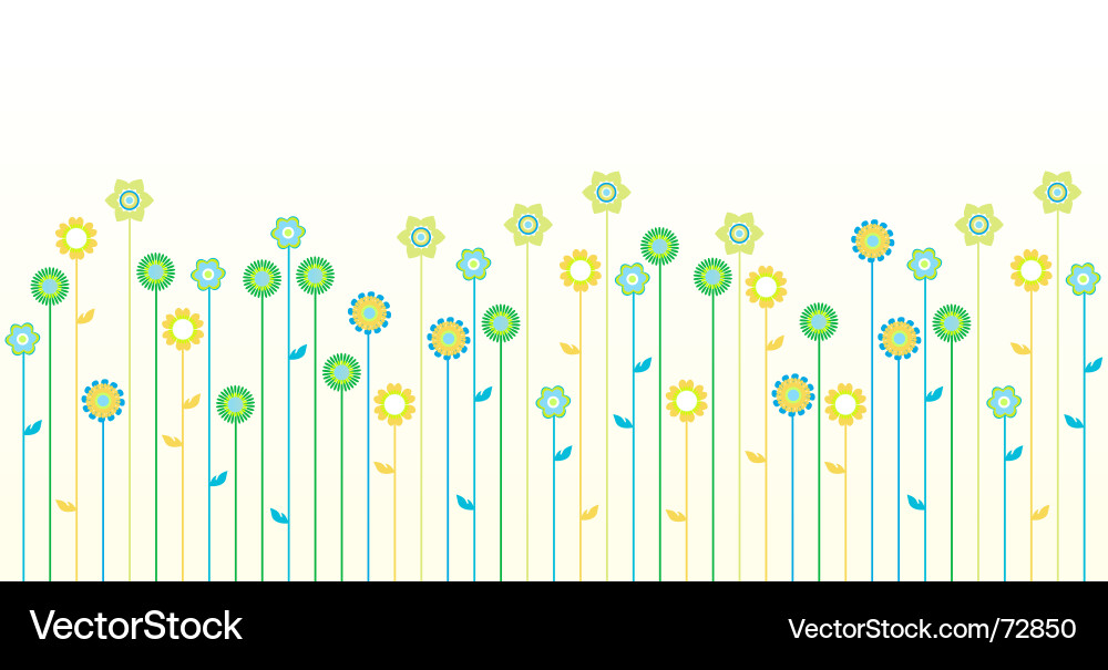 Spring background vector image