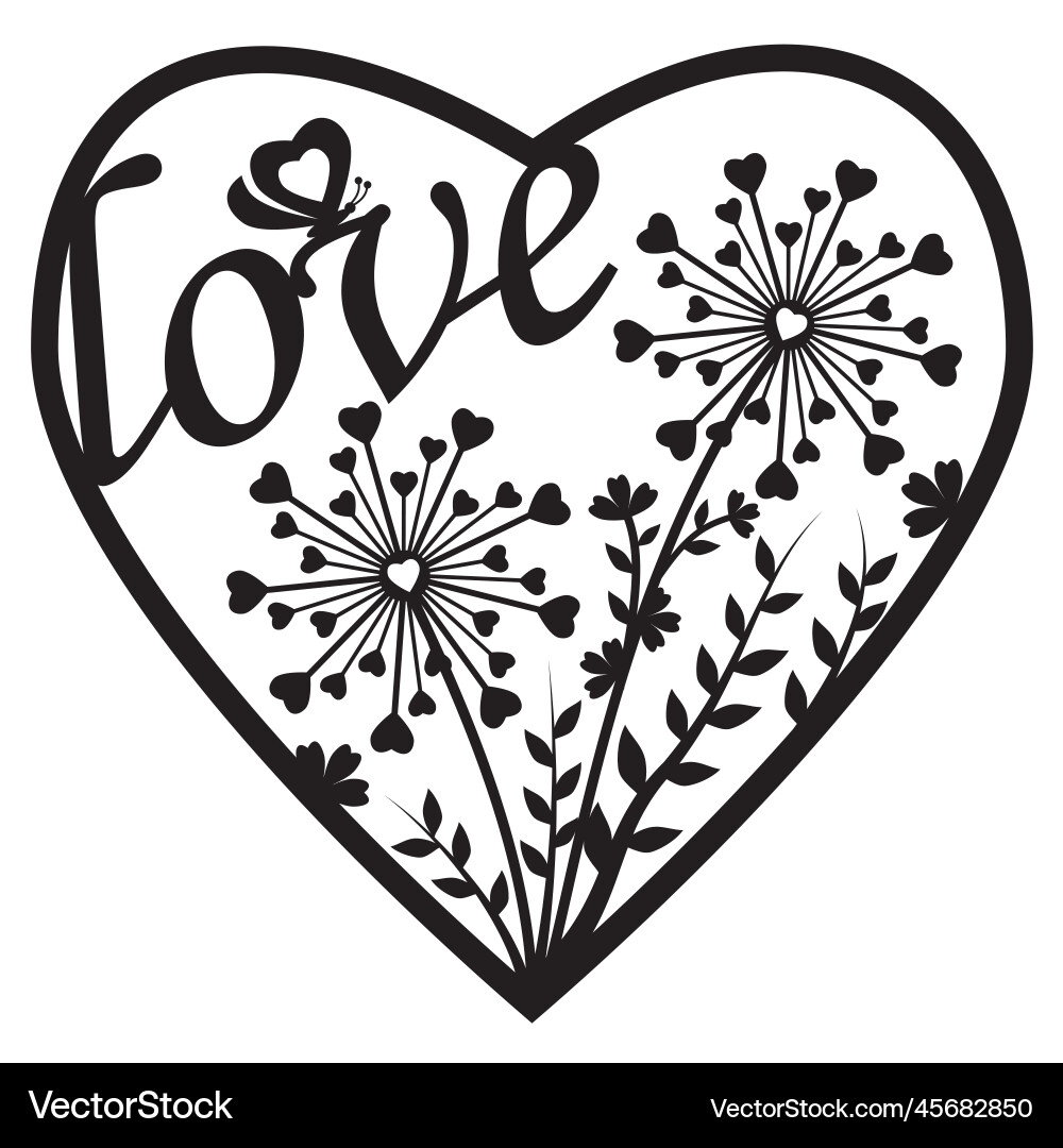 Template multi-layered greeting card in the shape Vector Image