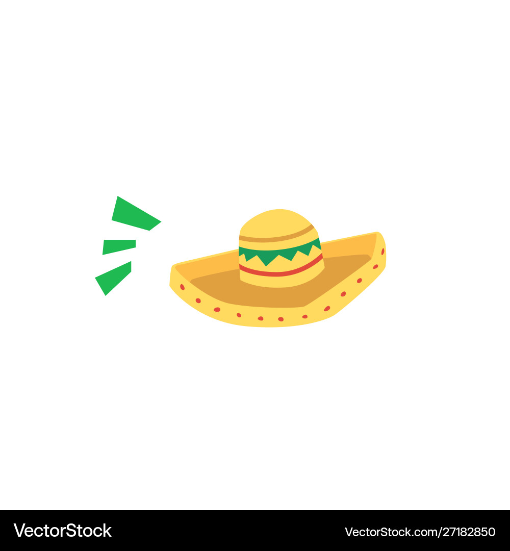 Traditionelle mexikanische Hut Symbol Sombrero Ikone Traditionelle mexikanische Hut Symbol Sombrero Ikone vektorbild