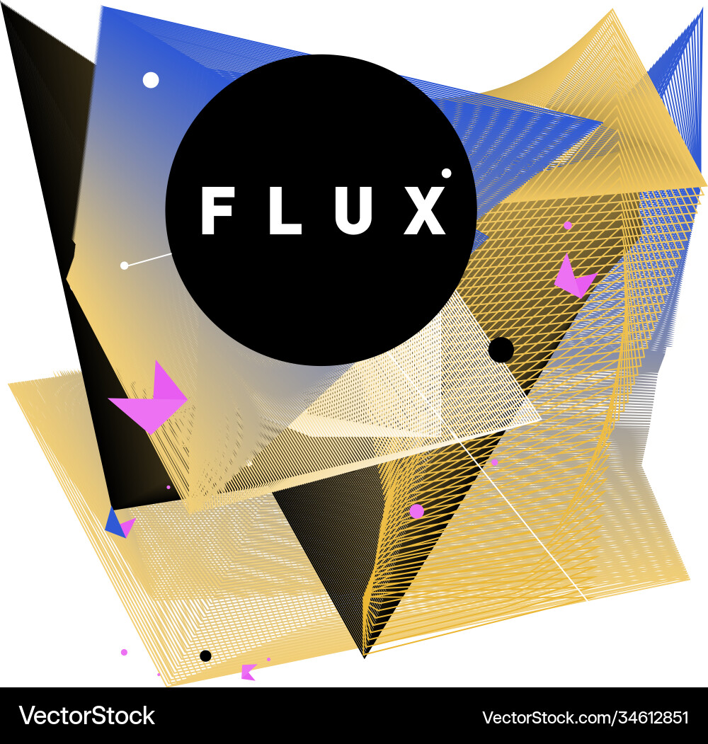 3d colorful wave background dynamic flux effect 3d colorful wave background dynamic flux effect Vector Image