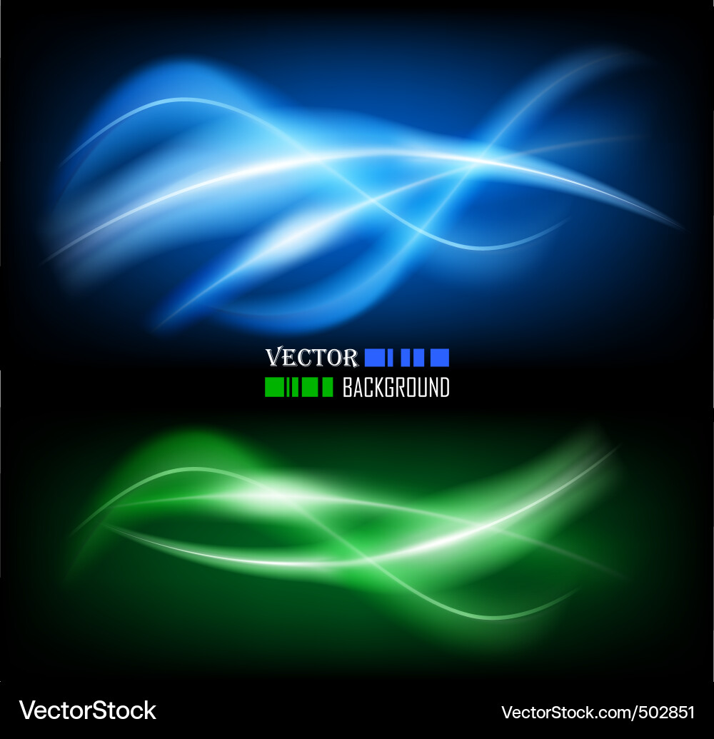 Abstract Glowing Background - Energy & Light Vector Image