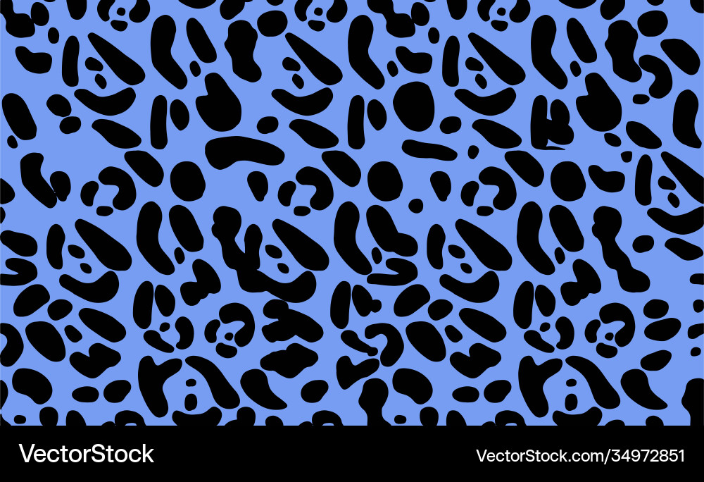 Seamless leopard pattern modern design Seamless leopard pattern modern design vector image