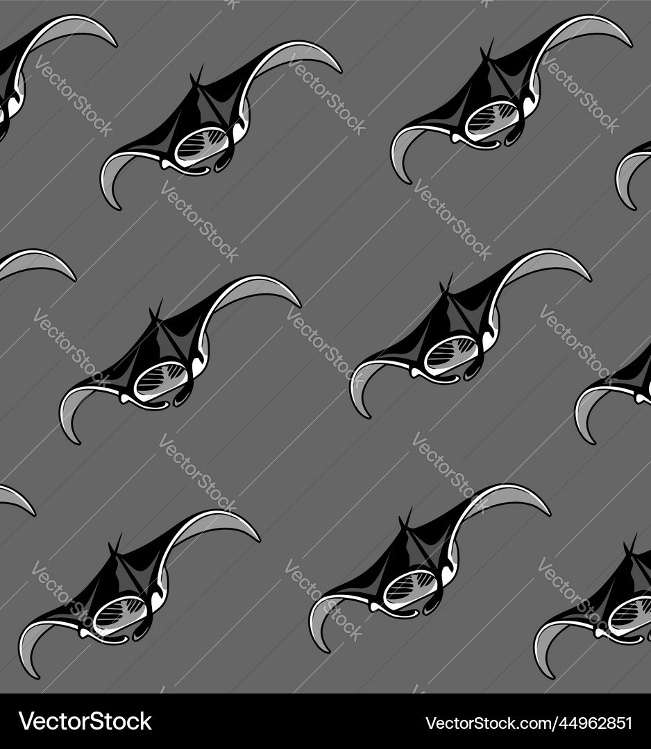 Stingray pattern on red background Stingray pattern on red background vector image