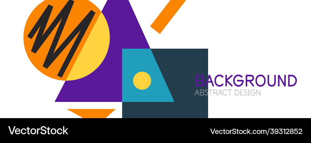 Abstract background with blocks lines geometric Abstract background with blocks lines geometric vector image