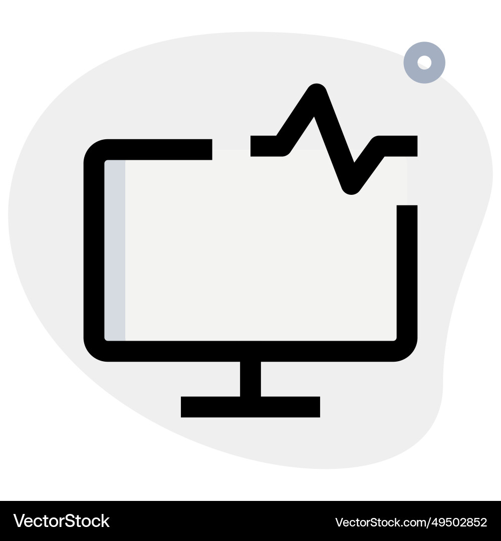 Analyse von Daten und Leistung mittels des Monitors vektorbild