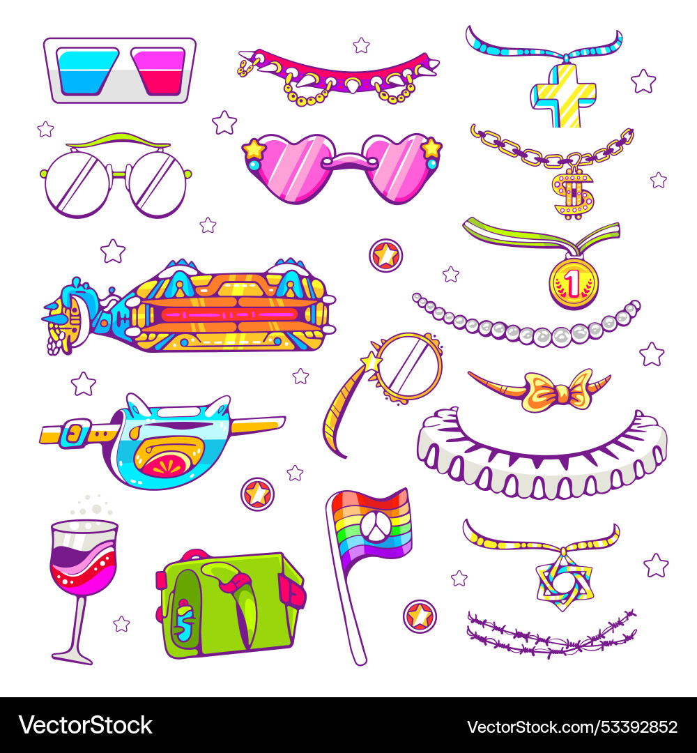 Set of elements different shapes Set of elements different shapes Vector Image