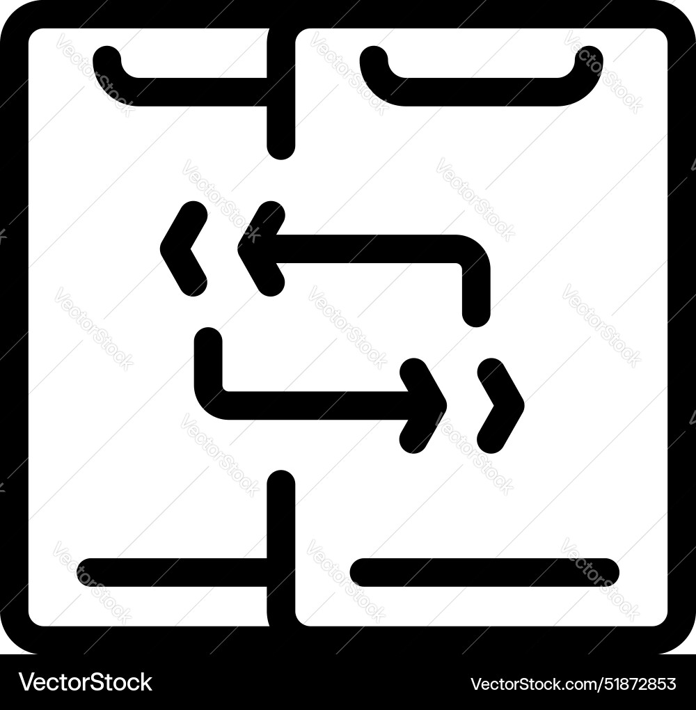 Agile software development process with backlog vector image