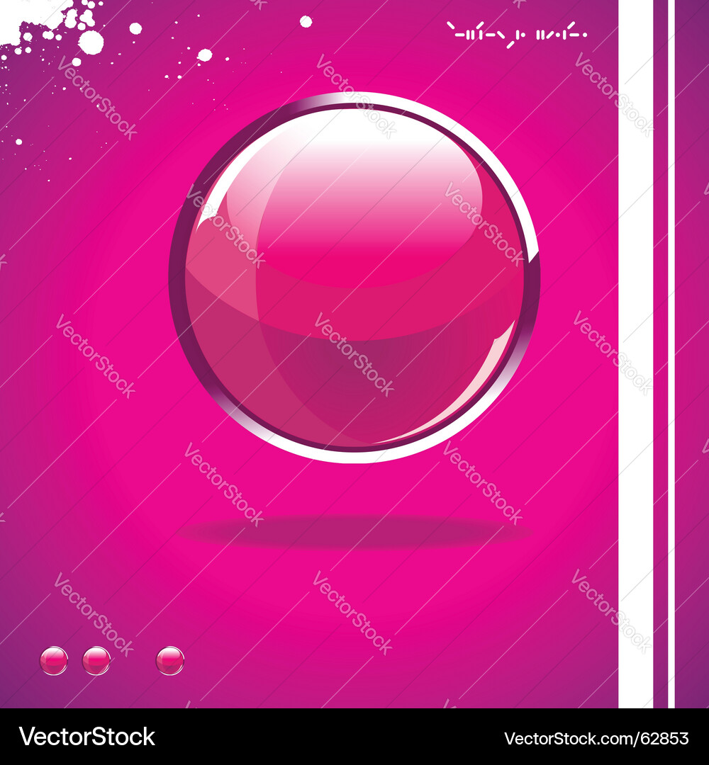 Button vector image