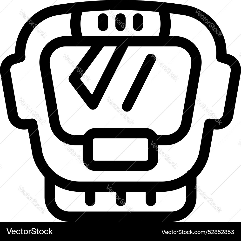 Futuristic Virtual Reality Headset Offering Vector Image